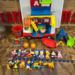Mickey Mouse Disney camper and figures bundle